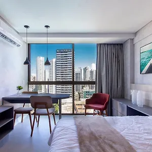  Apartamento Rooftop #1308 - Estudio Em Boa Viagem By Carpediem Brasil